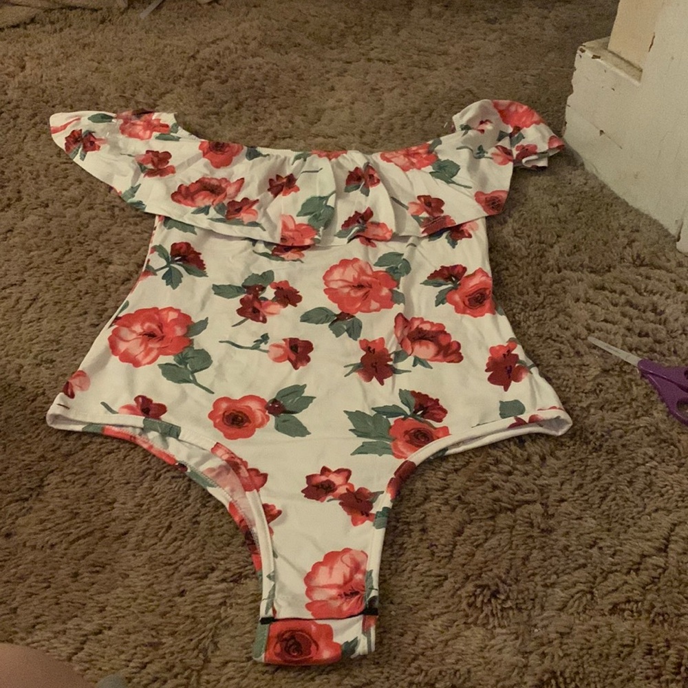 Floral Off-Shoulder Body Suit